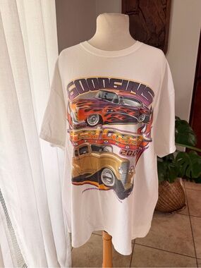 Vintage 2008 Goodguys West Coast Nationals Hot Rod Graphic Tee USA L
